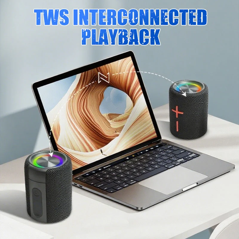 2-in-1 magnetischer, zweifach teilbarer Bluetooth-Lautsprecher