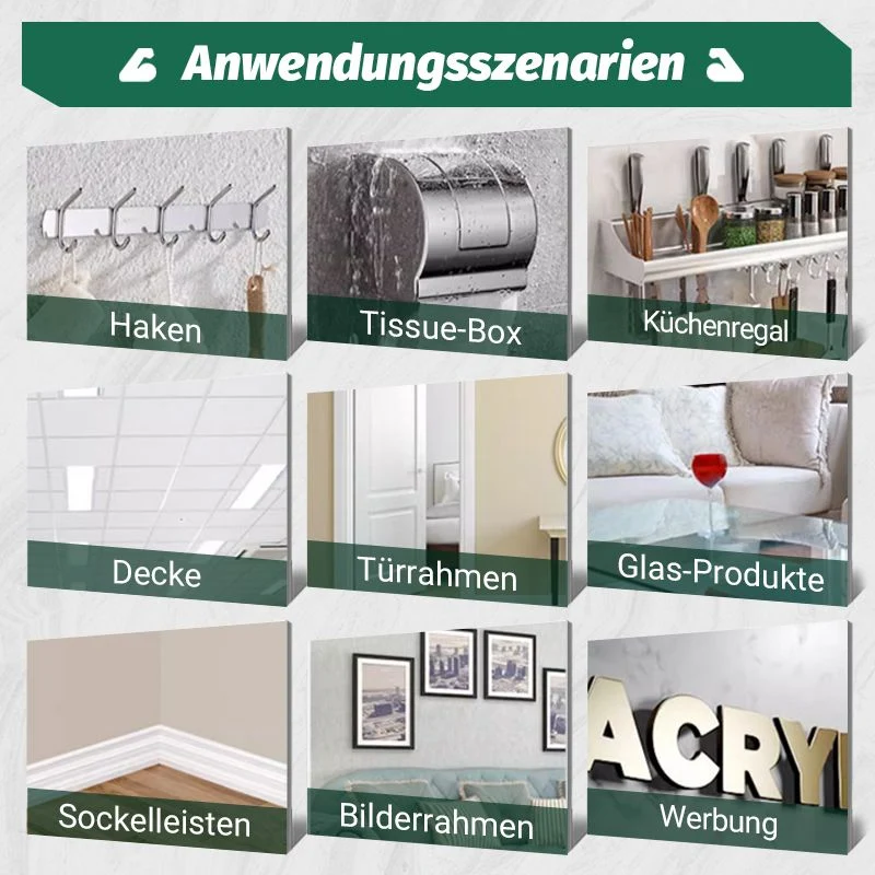 ✨Nagelfreier Allzweckkleber💧Universeller, starker, nagelfreier Kleber, wasserfest und kein Bohren erforderlich