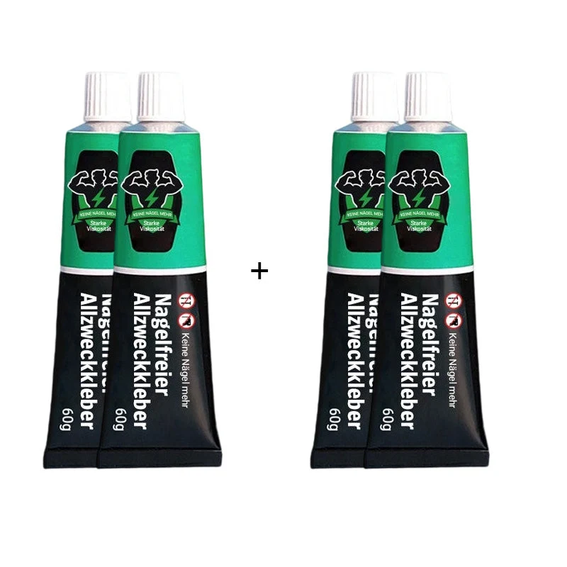 ✨Nagelfreier Allzweckkleber💧Universeller, starker, nagelfreier Kleber, wasserfest und kein Bohren erforderlich