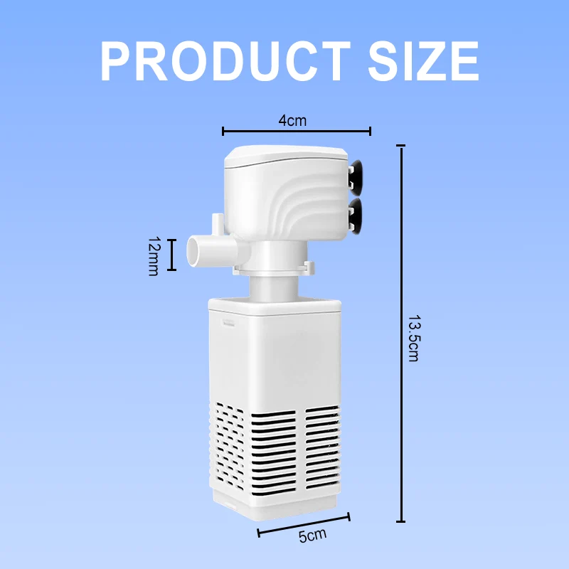 🔥Heißer Verkauf 50% Rabatt💃3-in-1-Filter für Aquarien – Filtration, Sauerstoffierung und Wasserpumpung