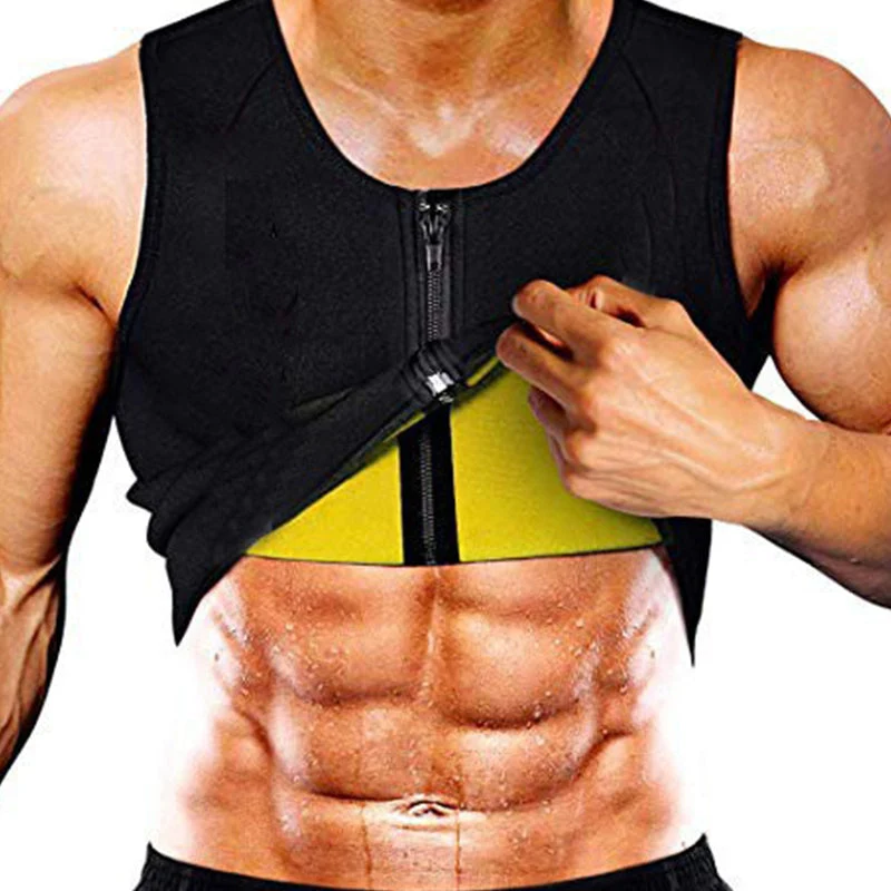 💪Herren-Trainings-Body-Shaper-Tanktop mit Reißverschluss🔥