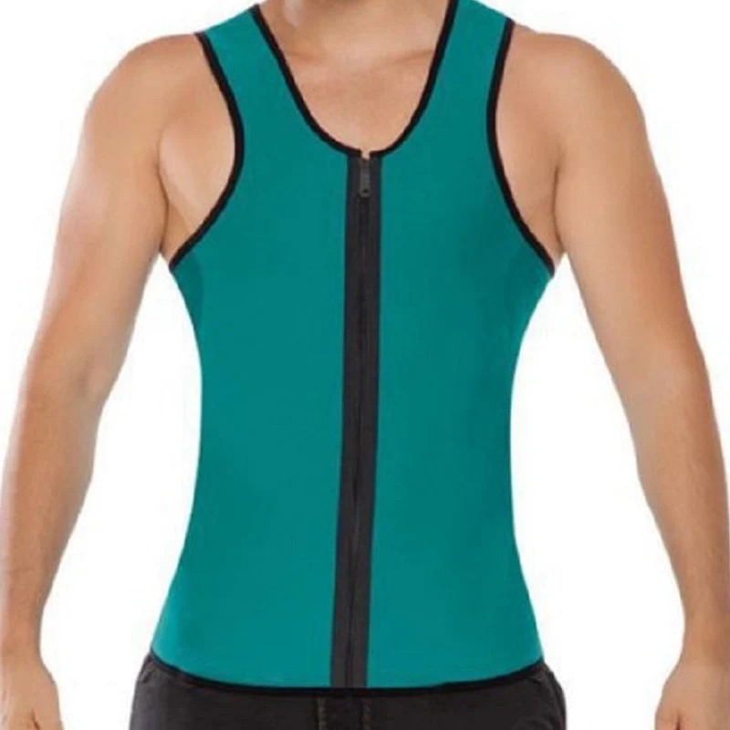 💪Herren-Trainings-Body-Shaper-Tanktop mit Reißverschluss🔥