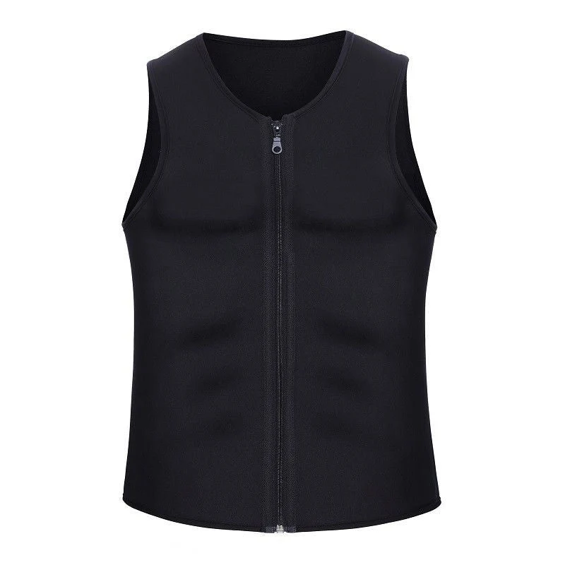 💪Herren-Trainings-Body-Shaper-Tanktop mit Reißverschluss🔥