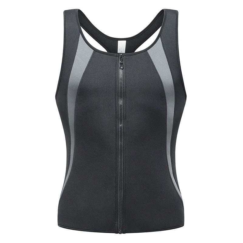 💪Herren-Trainings-Body-Shaper-Tanktop mit Reißverschluss🔥