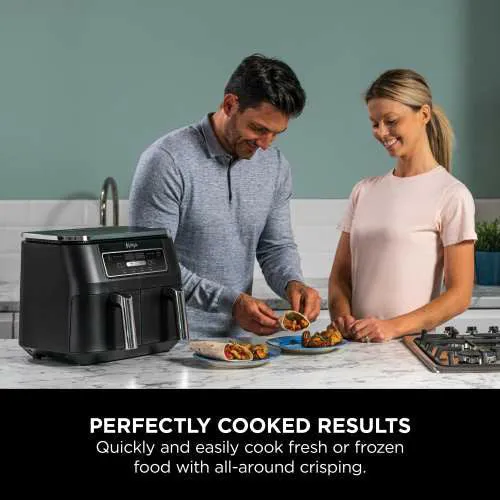Ninja Foodi 4-in-1 Dual Zone 7.6L Heißluftfritteuse - Schwarz | AF200UK