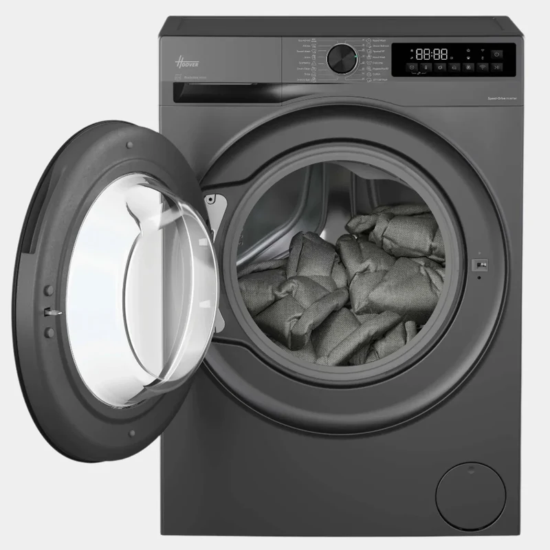 Hoover Pro Wash Series 3 10KG 1400RPM freistehend Waschmaschine - Graphit | HBR 410BL8G-80
