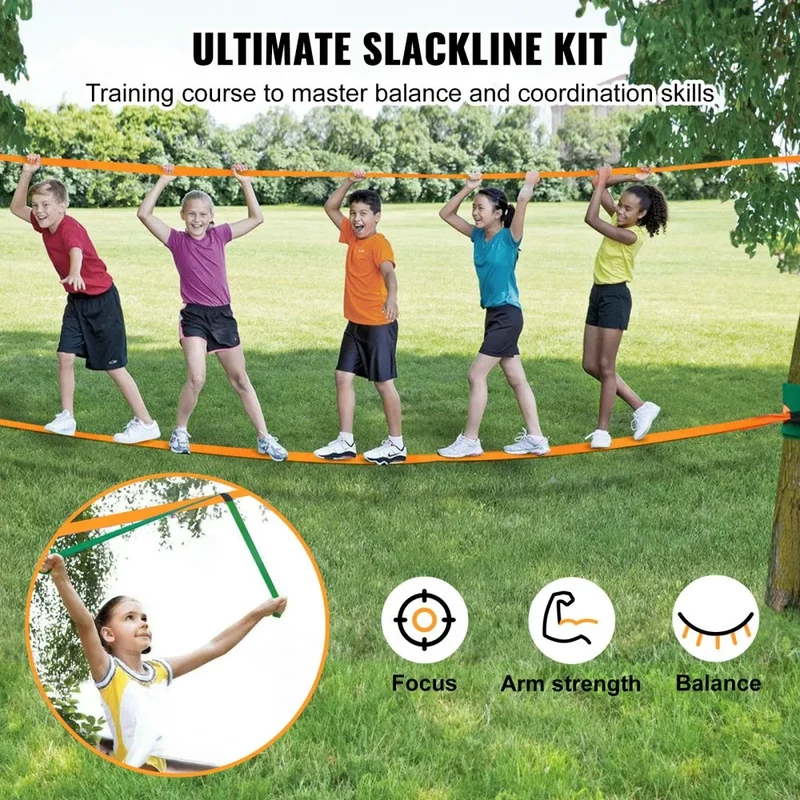 Slacklines Spielset Freizeit Outdoor Spielgeräte Set