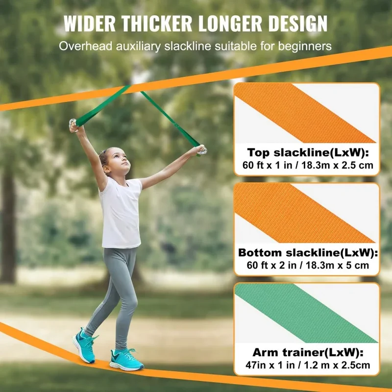 Slacklines Spielset Freizeit Outdoor Spielgeräte Set