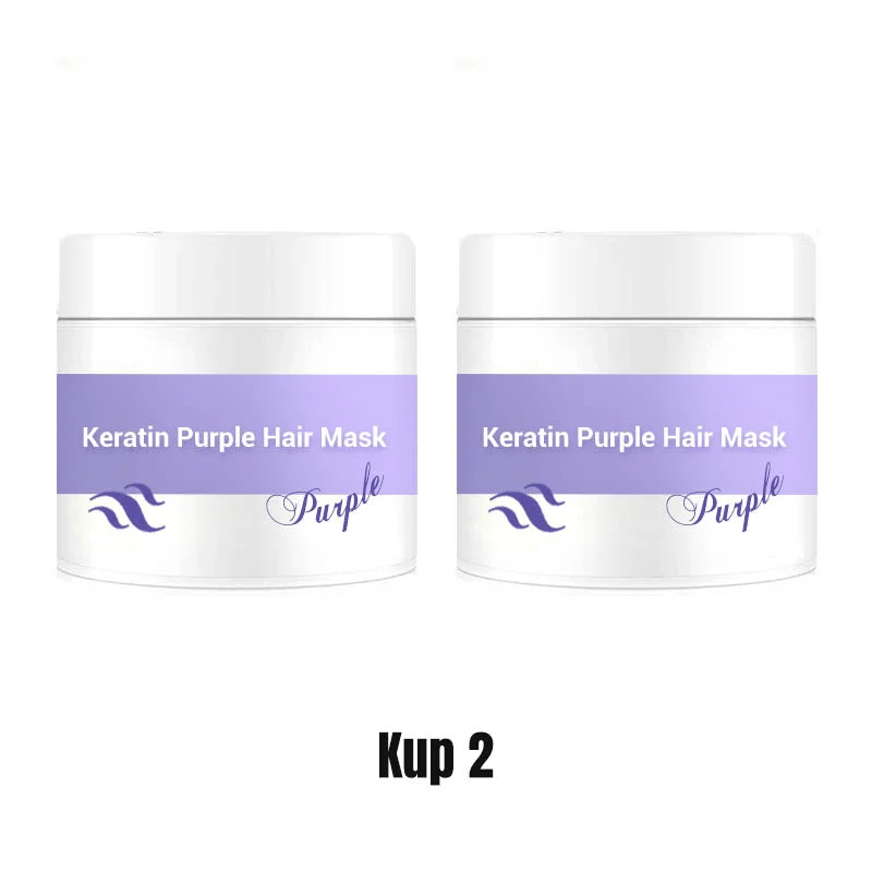 ✨Begrenzte Zeit: Kaufen Sie 3, erhalten Sie 2 gratis✨🧴💛 Keratin Lila Haarmaske & Lass die Haare im Wind wehen