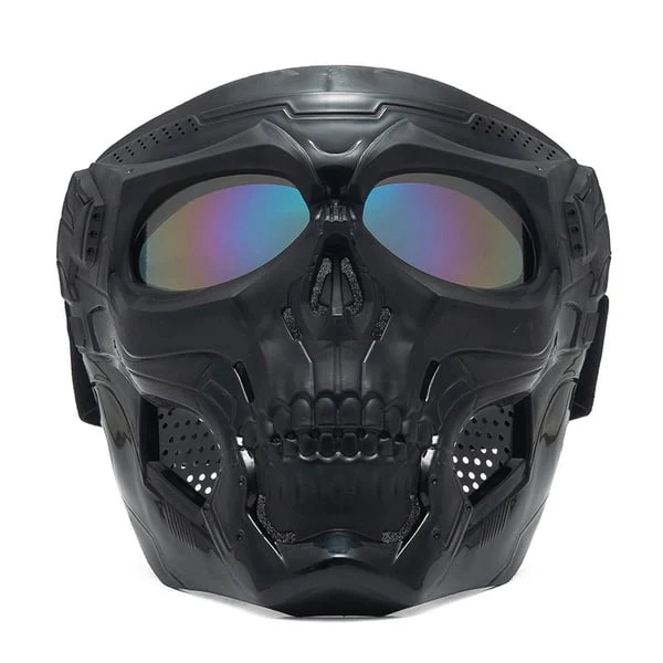 Schädel-Horror-Helm-Maske - 60% RABATT