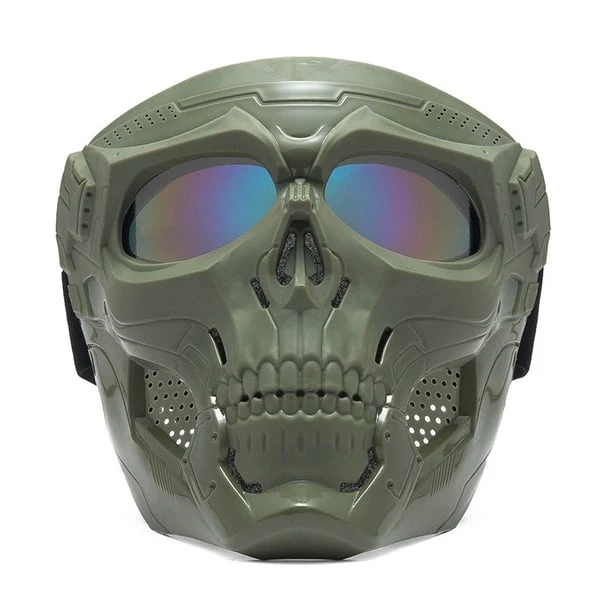 Schädel-Horror-Helm-Maske - 60% RABATT