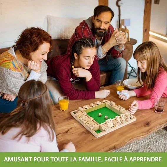 🔥Letzter Tag des Ausverkaufs 50 % Rabatt🔥🎲LUSTIGE FAMILIENSPIELE – Shut The Box Brettspiel