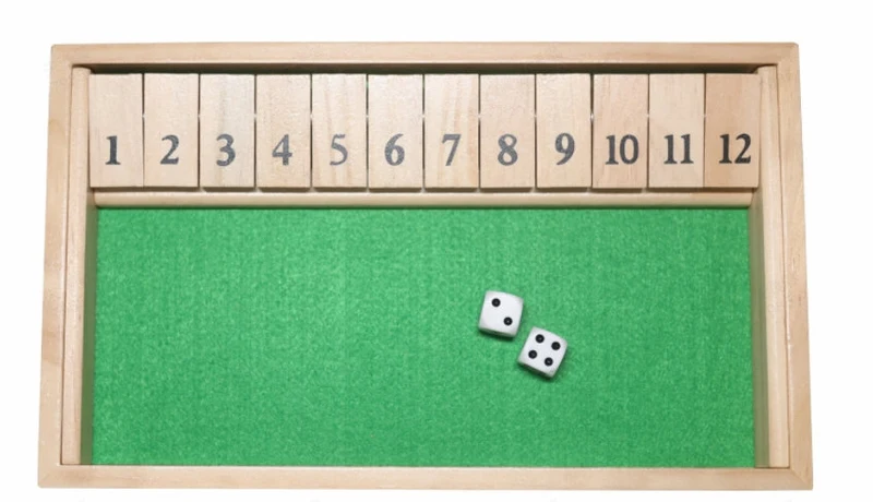 🔥Letzter Tag des Ausverkaufs 50 % Rabatt🔥🎲LUSTIGE FAMILIENSPIELE – Shut The Box Brettspiel