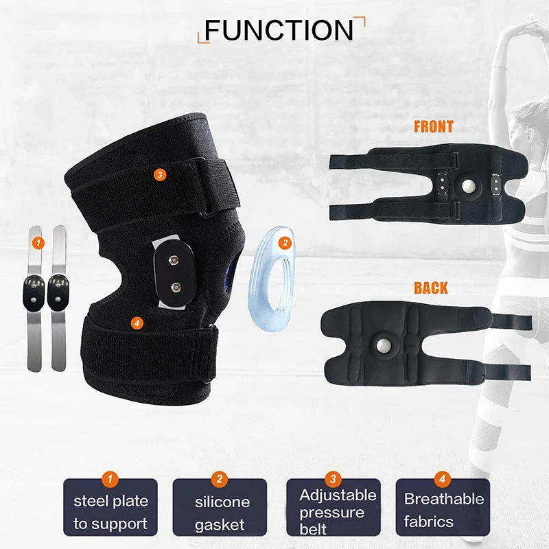 Breathable Adjustable Knee Support Brace