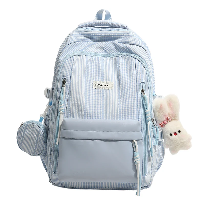 Multifunktionaler gestreifter Rucksack Karnz