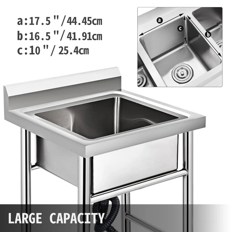 Edelstahlspüle Spülschrank Spülbecken Spültisch Waschbecken