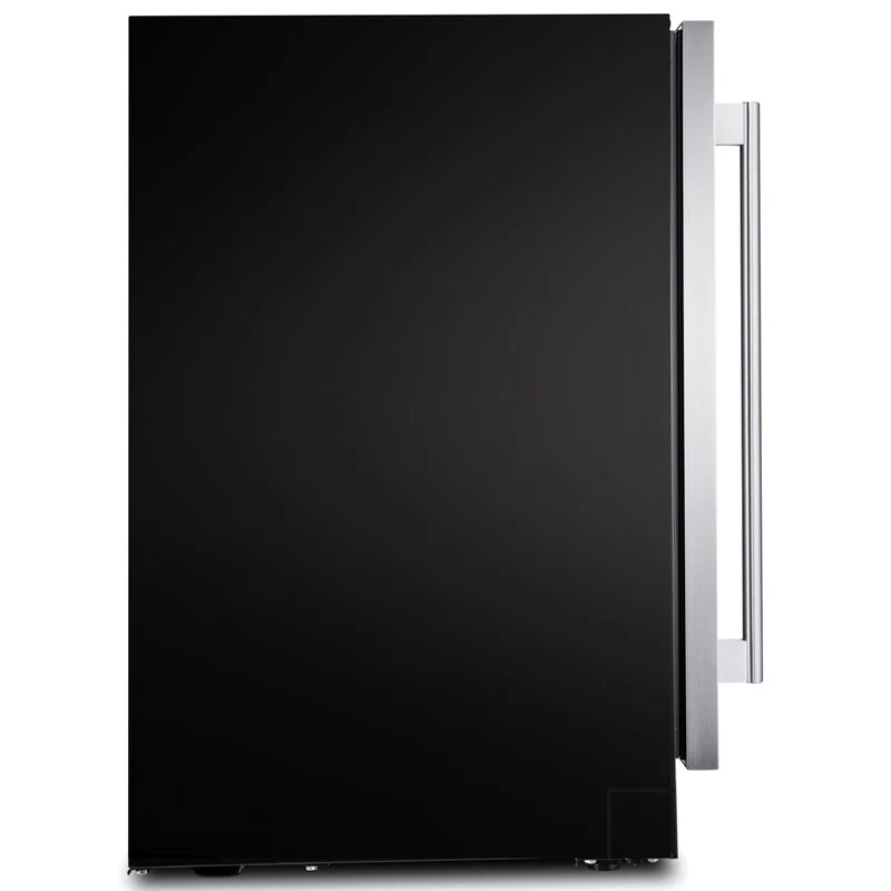 Amica Weinkühlschrank für 19 Flaschen, freistehend, Slimline – Edelstahl | AWC300SS
