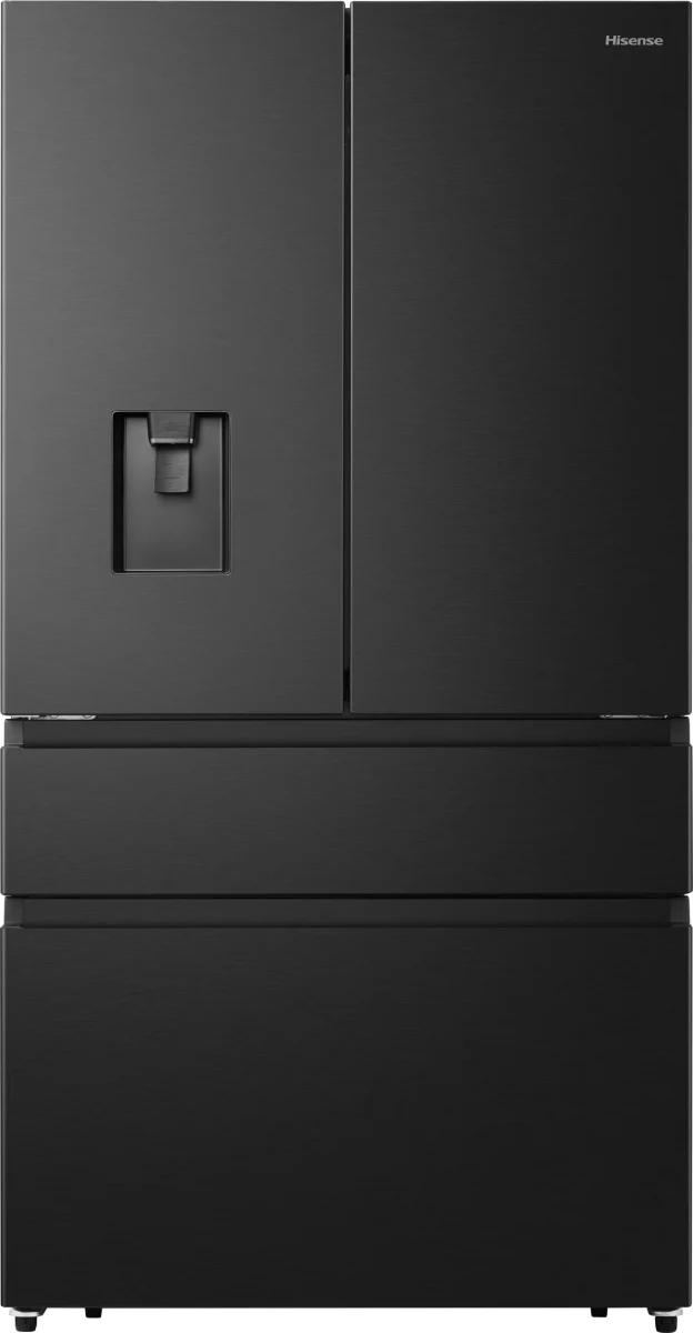 Hisense 579L French-Door-Kühl-Gefrierkombination, freistehend – Schwarz | RF749N4SWFE