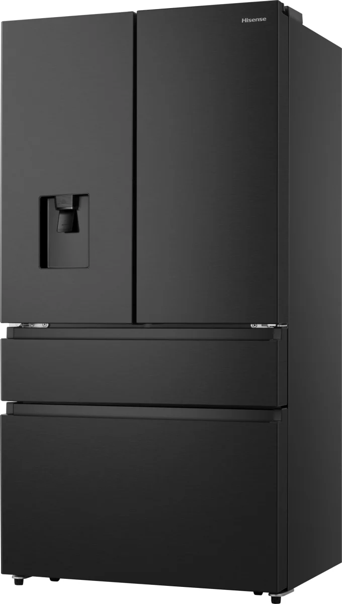 Hisense 579L French-Door-Kühl-Gefrierkombination, freistehend – Schwarz | RF749N4SWFE
