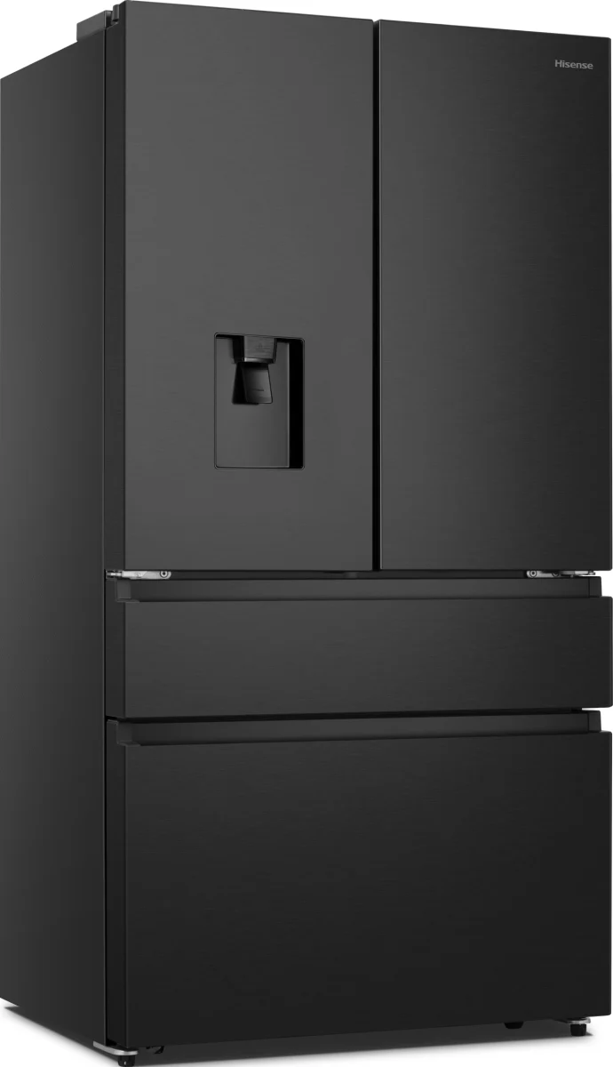 Hisense 579L French-Door-Kühl-Gefrierkombination, freistehend – Schwarz | RF749N4SWFE