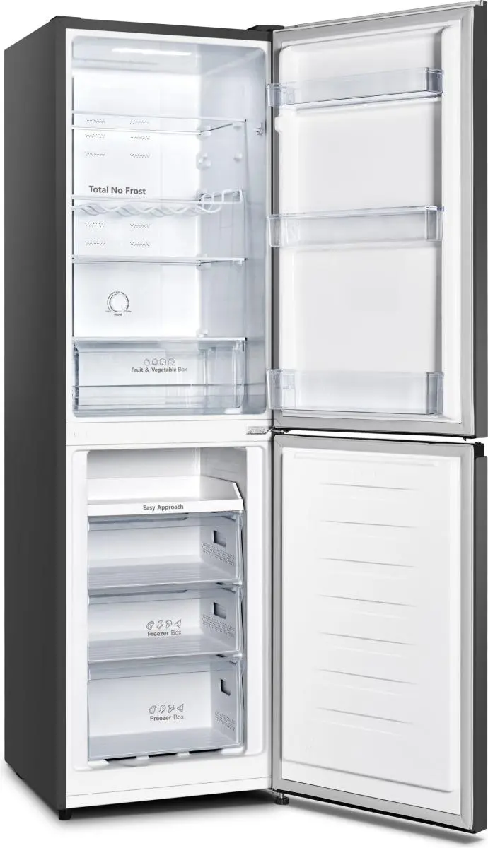 Hisense 256L Kühl-Gefrierkombination, freistehend – Schwarz | RB327N4BBE
