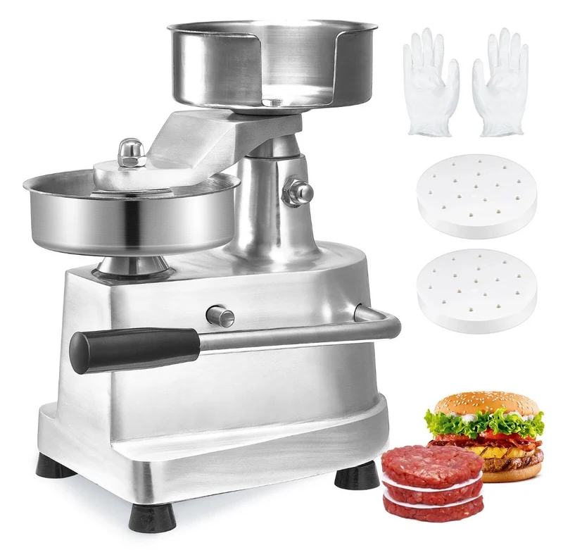 Burgerpresse Hamburgerformer Pressformmaschine Edelstahl
