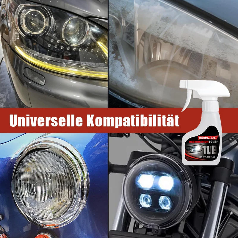 🚗 ✨ Autoscheinwerfer-Reparaturset – Professionelle Politur mit Schwamm und Versiegelung, klar und einfach anzuwenden, UV-Schutz💎