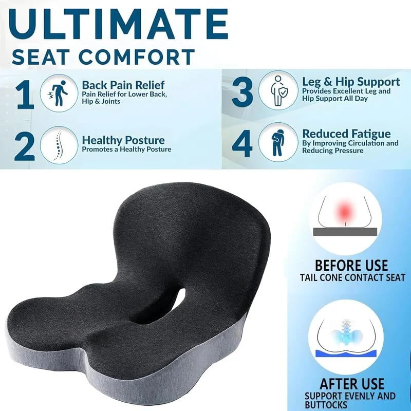 🎁💺Rutschfester Sitz aus Memory-Schaumstoff
