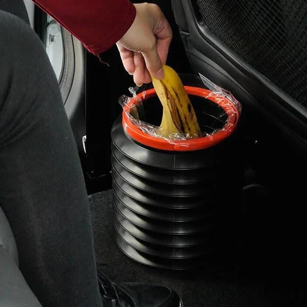 Faltbare Müllsackbox fürs Auto