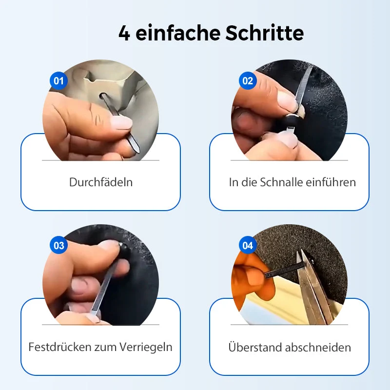 ⏳Begrenzte Zeit 50% Rabatt💥Universal-Kabelbinderschnalle aus Nylon