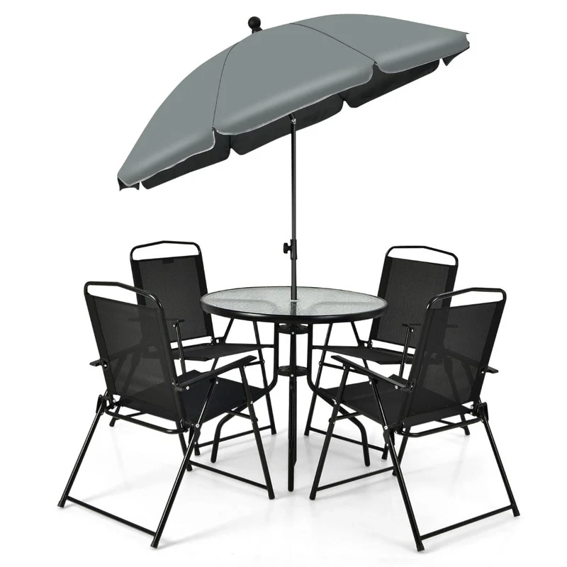 Gartenmöbelset Balkonmöbel Bistroset Schirm Gartentisch Gartenstühle