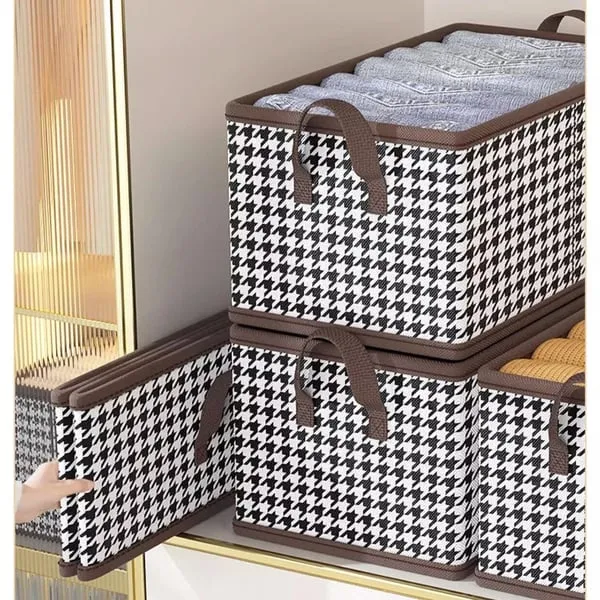⏳Begrenzte Zeit 50% Rabatt💥📦 KAUFEN 1 ERHALTEN 2! ✨ Faltbare Kleideraufbewahrungsbox - Atmungsaktives Design mit Sichtfenster für Ordentliche Kleiderordnung 👕👖