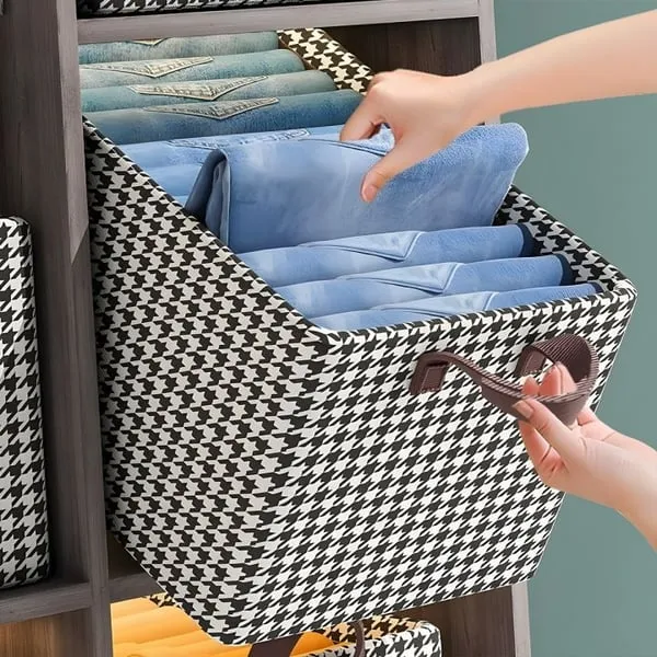⏳Begrenzte Zeit 50% Rabatt💥📦 KAUFEN 1 ERHALTEN 2! ✨ Faltbare Kleideraufbewahrungsbox - Atmungsaktives Design mit Sichtfenster für Ordentliche Kleiderordnung 👕👖