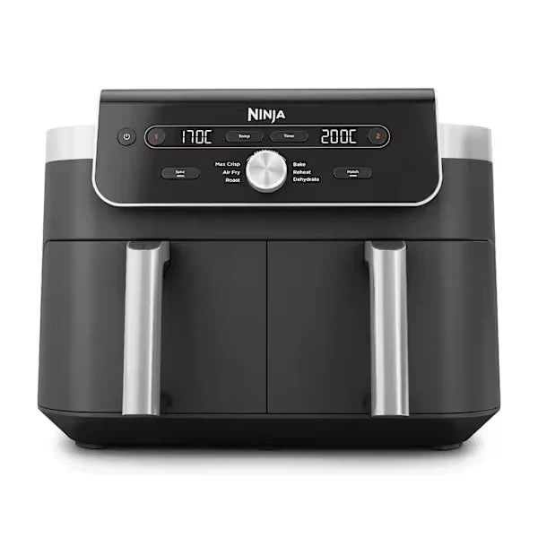 Ninja 9,5L DualZone Heißluftfritteuse mit 2 Schubladen | DZ901UK