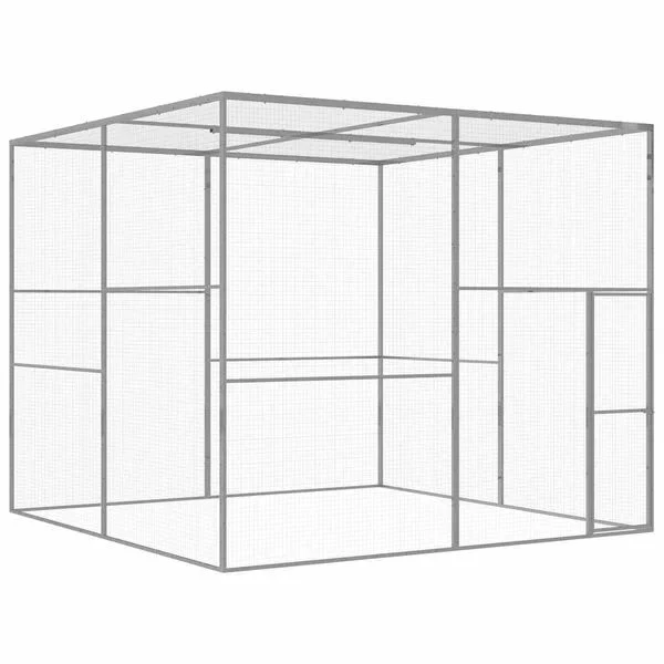 Katzenkäfig 3x3x2,5m Voliere Haustiere Zubehör Käfig