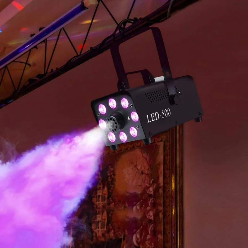 Nebelmaschine 450W Rauchmaschine LED Lichtern RGB Effekt