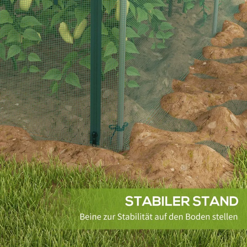 1,25x3,73m Gartennetz Pflanzenschutz Gartenzubehör Gartenzelt