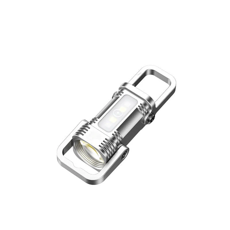Multifunktionale Mini-Schlüsselanhänger-Taschenlampe mit Clip