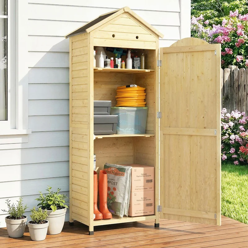 Gartenschrank Aufbewahrung Geräteschuppen Verstellbar Ablage Garten