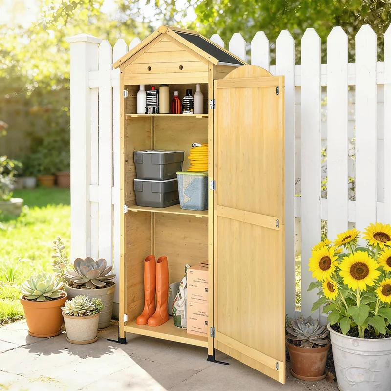 Gartenschrank Aufbewahrung Geräteschuppen Verstellbar Ablage Garten