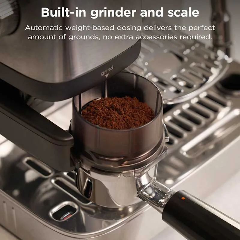 Ninja Luxe Café Mini Plus Espresso- & Filterkaffeemaschine – Silber | ES352UK