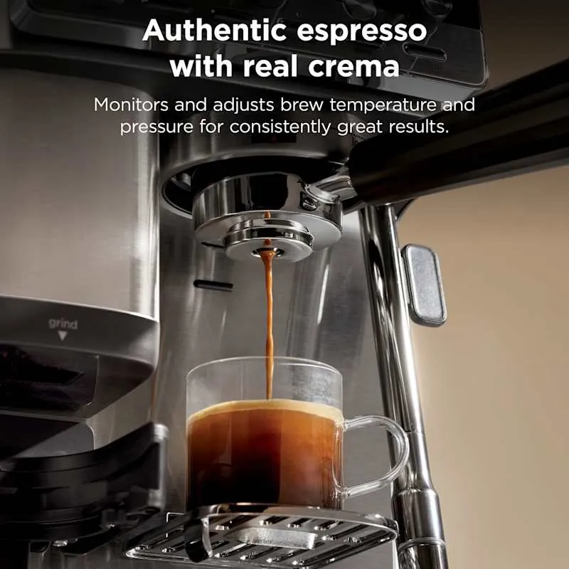 Ninja Luxe Café Mini Plus Espresso- & Filterkaffeemaschine – Silber | ES352UK