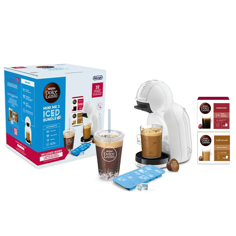 DeLonghi Nescafé Dolce Gusto Mini Me 2 Kaffeemaschine – Weiß | EDG335.W2CAPS
