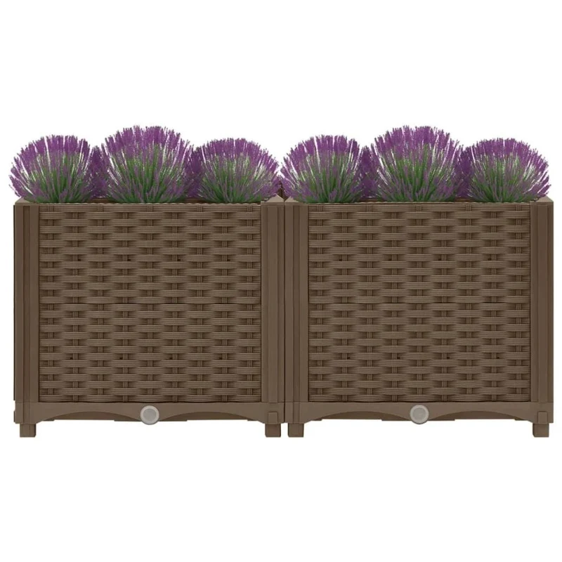 Pflanzkübel Blumenkübel Pflanzcontainer Pflanzgefäße 80x40x38cm