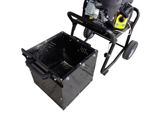 Kompakter Holzschredder Schredder 6PS 40L Holz Garten