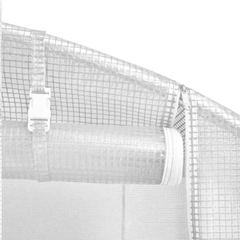 Gewächshaus 12m² Foliengewächshaus Treibhaus Garten 4x3x2m