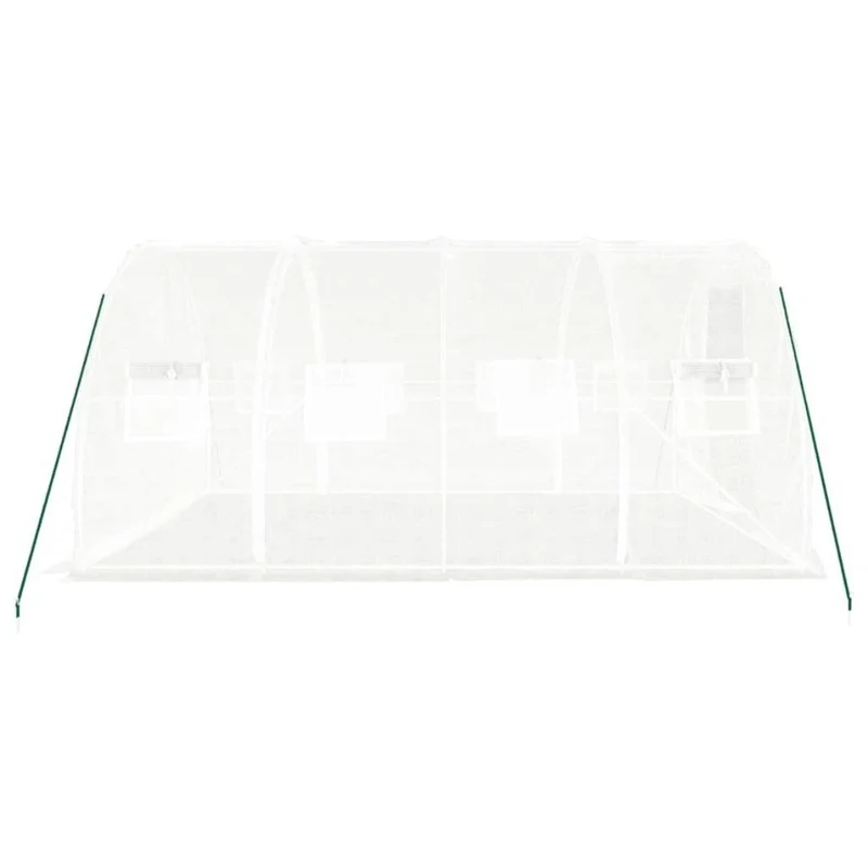 Gewächshaus 12m² Foliengewächshaus Treibhaus Garten 4x3x2m