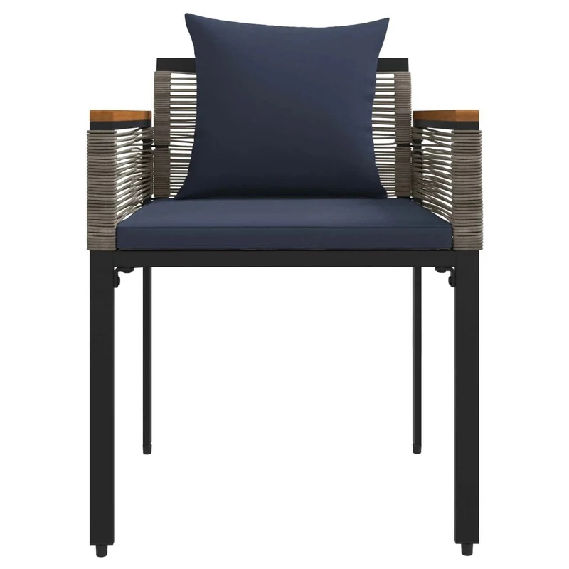 3tlg Gartenmöbel Set Poly Rattan Balkonmöbel Lounge Möbel