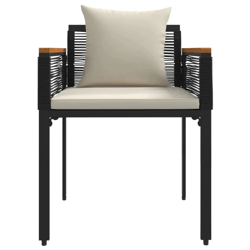 3tlg Gartenmöbel Set Poly Rattan Balkonmöbel Lounge Möbel