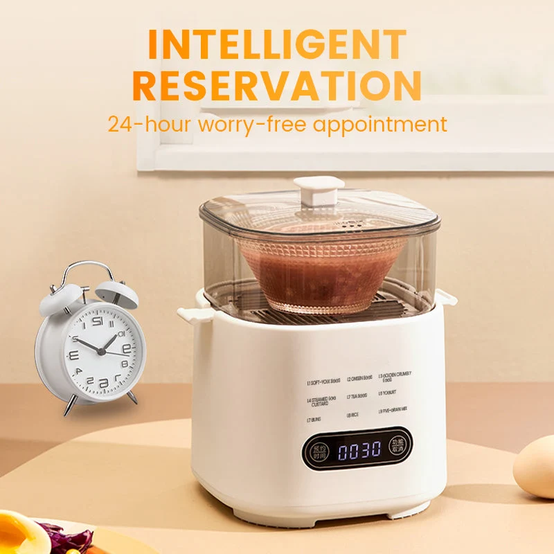 🎁2025 Neues Design🥚✨Mini-Multifunktions-Eierkochset mit Smart Touch Panel